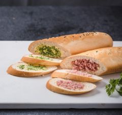 Artisan Butter Pork Bacon Stuffed Baguette 180 grams Buy 2 Get 1 free