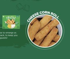 Desi Chef Cheese Corn Roll 1kg