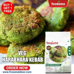 Foodama Veg. Hara Bhara Kebab 500g {Buy 1 Get 1 Free}