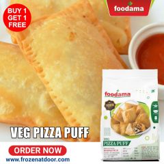 Foodama Veg. Pizza Puff 500g {Buy 1 Get 1 free}