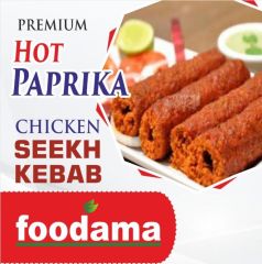 Hot Paprika Chicken Seekh kebab 500g