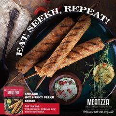 MEATZZA Chicken Seekh Kebab Hot Spicy 1kg