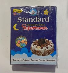 STANDARD Star Silver moon Cake decorative 180g