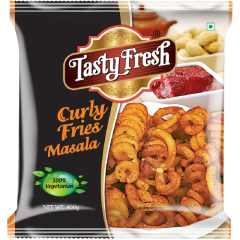 TASTY FRESH MASALA CURLY FRIES 400g