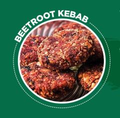 Beetroot Kebab 1kg (Desi Chef)